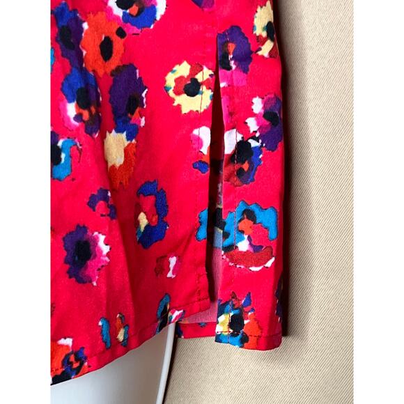 Jason Wu Red Leopard Print Tank Top 2 - Picture 6 of 12